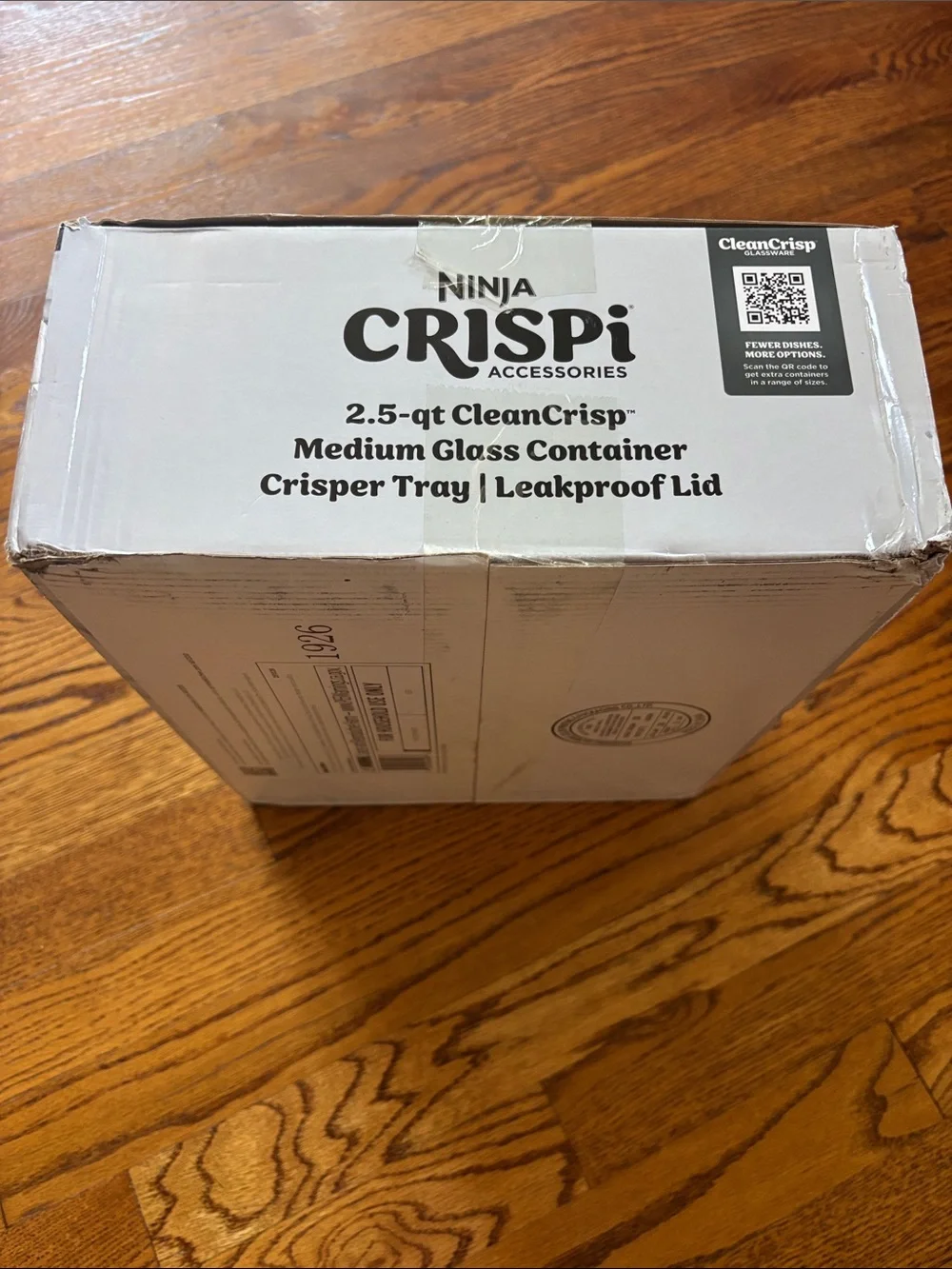 Ninja Crispi 2.5qt CleanCrisp glass container